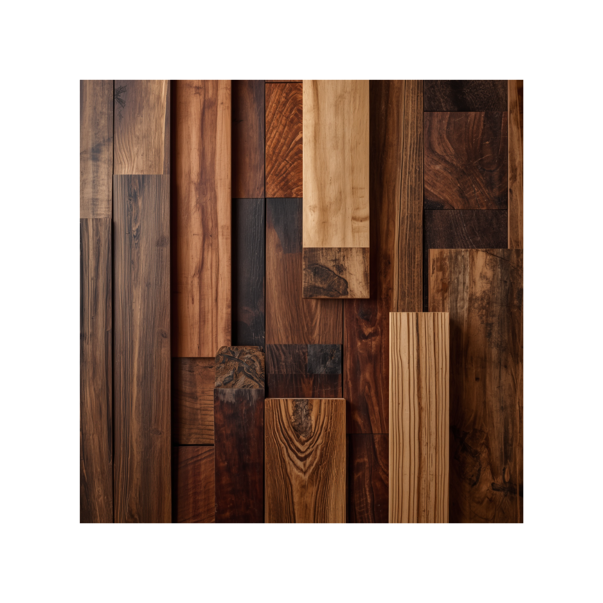 Bois exotiques Teck Kapur Sukupira et Eucalyptus