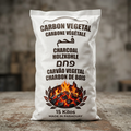 Sac de charbon de bois Quebracho Blanco 15 kg premium du Paraguay destiné aux restaurants, steakhouses et cuisson au feu de bois