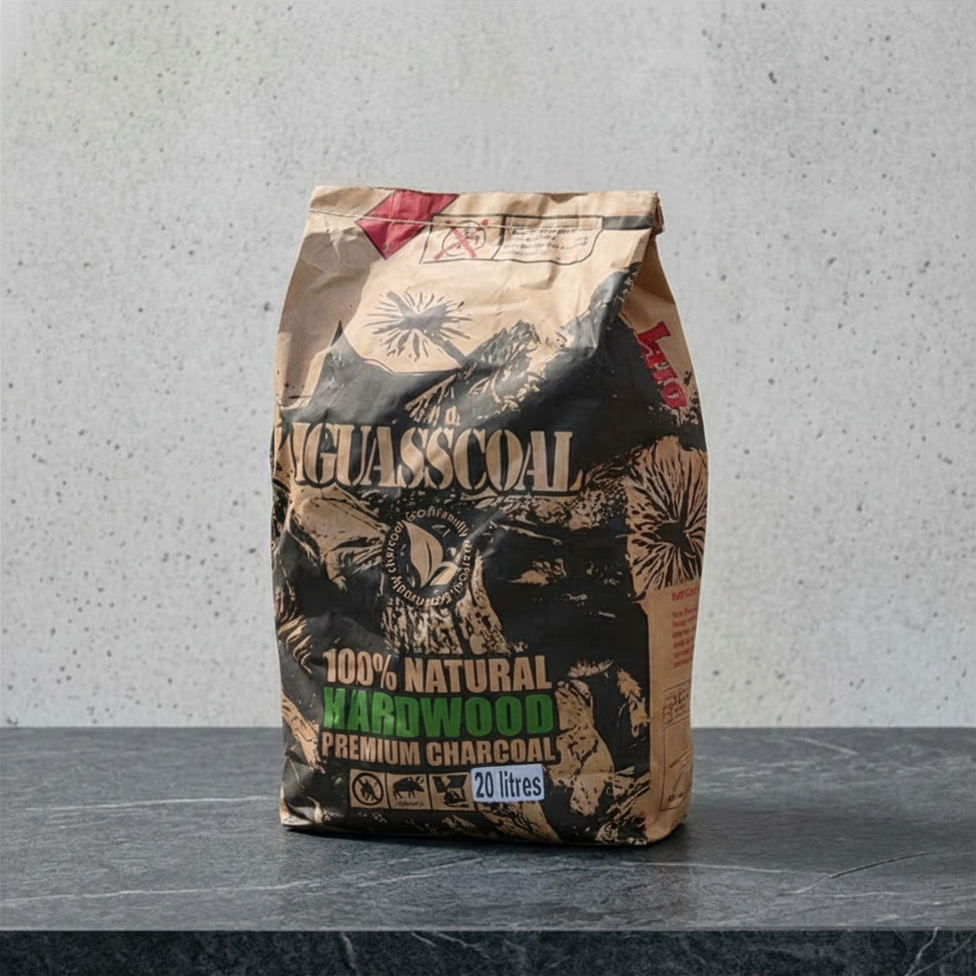 Sac Montezuma 2,5 kg charbon de bois naturel haute température pour barbecue, grillades et churrasco