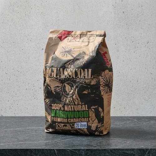 Sac Montezuma 2,5 kg charbon de bois naturel haute température pour barbecue, grillades et churrasco